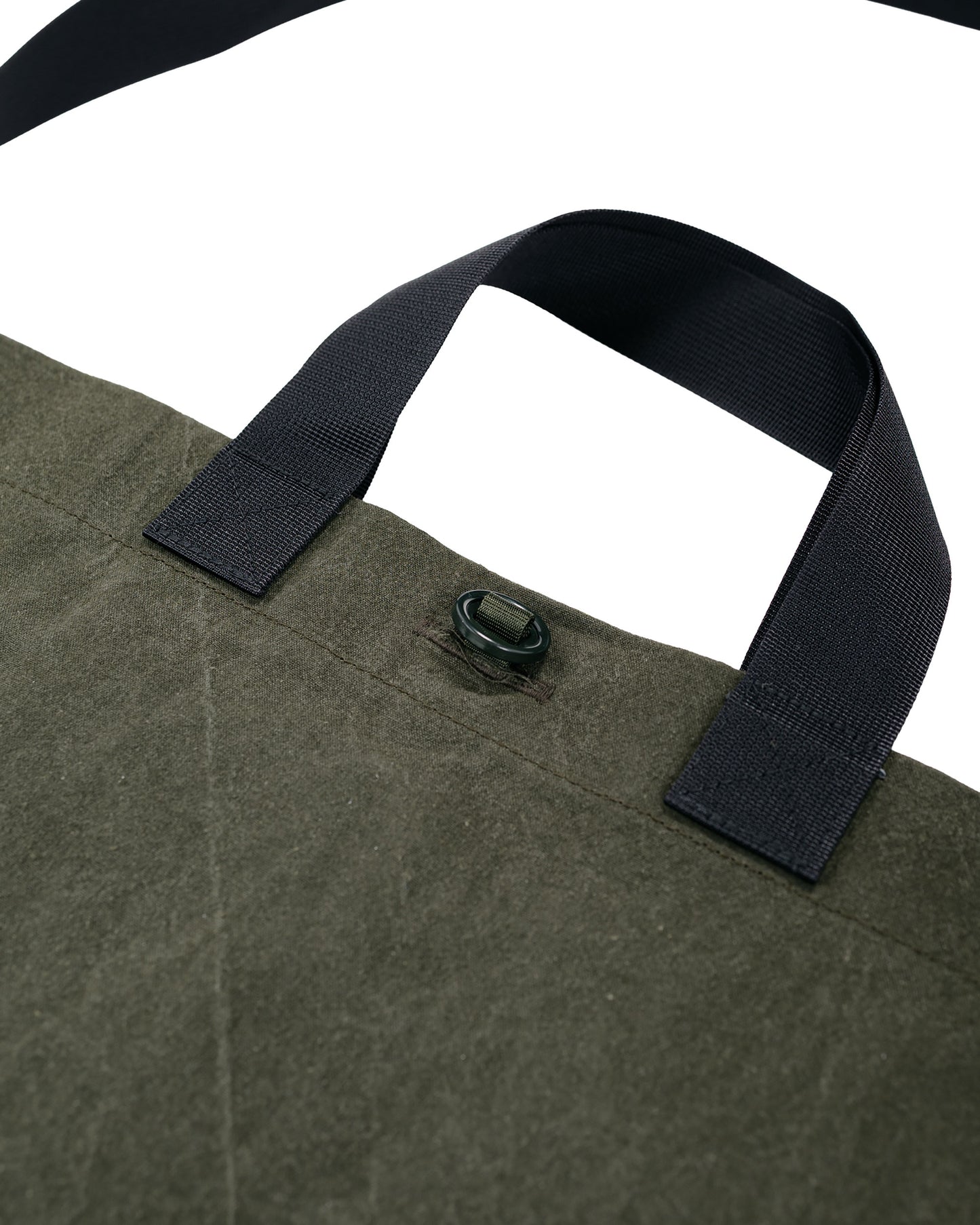 lost & found MAN-TLE MAN-TLE R20B1 'Multi Handle Tote' Woodland Wax