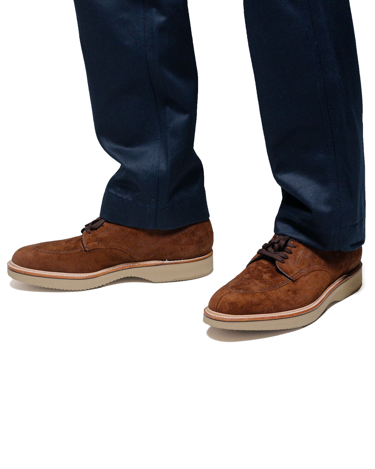 lost & found Alden Alden V Tip Blucher Reverse Tobacco Chamois G2602
