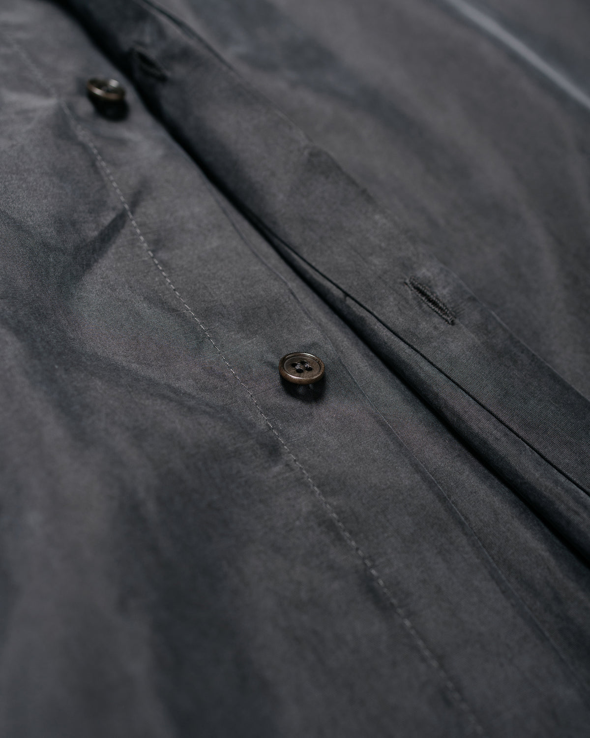 Amomento Cupro Shirt Charcoal
