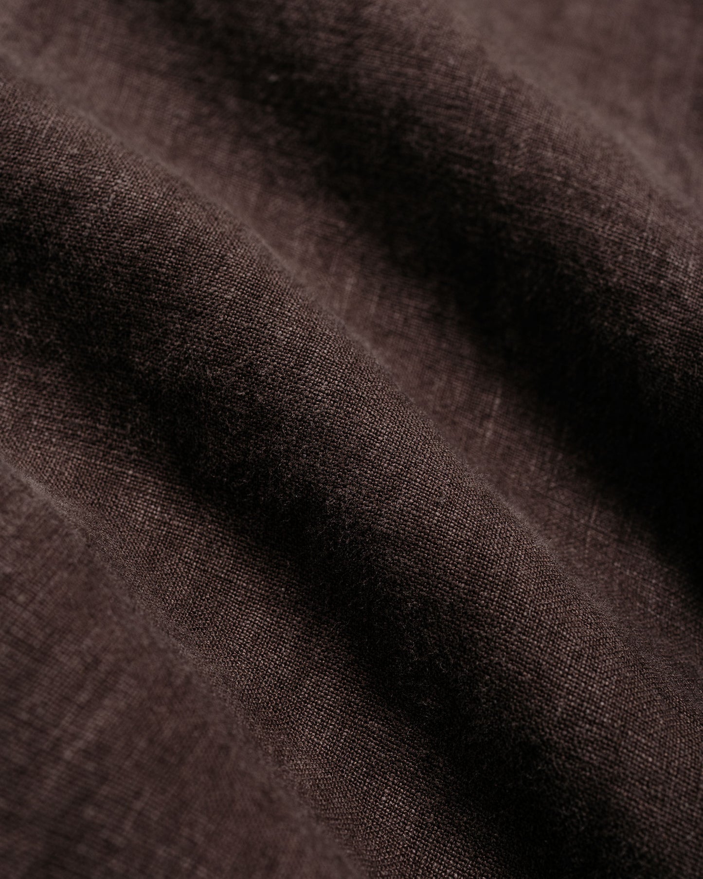 lost & found Bather Bather Espresso Linen Leisure Shirt
