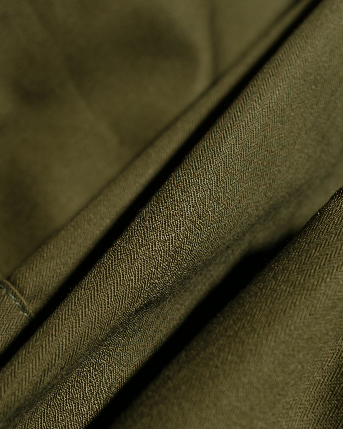 Bather Olive Herringbone Leisure Short