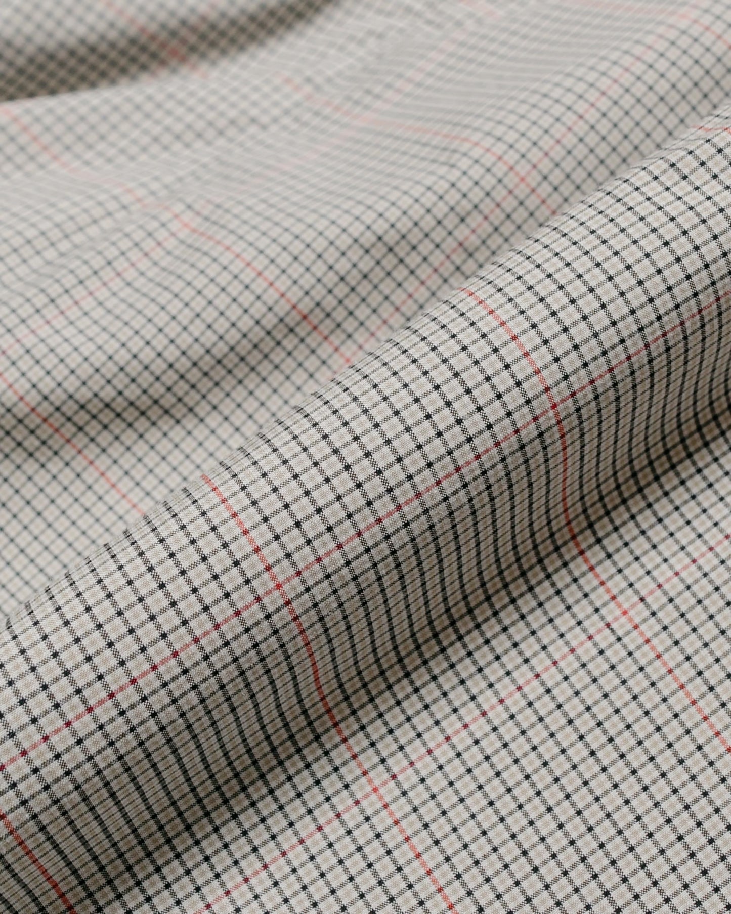 lost & found Beams Plus Beams Plus 3B Box-Fit Jacket TR Plaid Beige