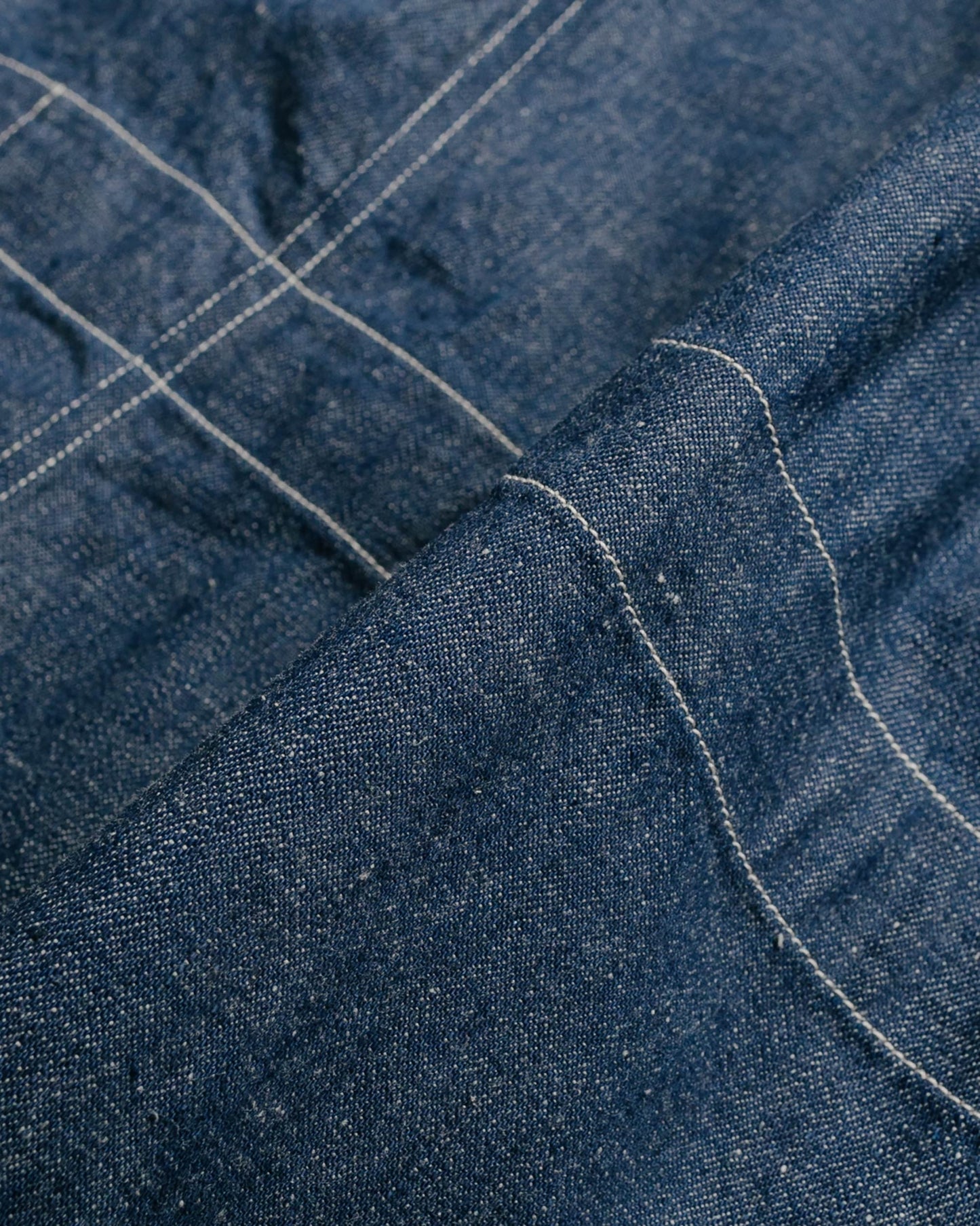 lost & found Cohérence Cohérence Kees 10oz Logger Selvedge Denim Jacket Indigo