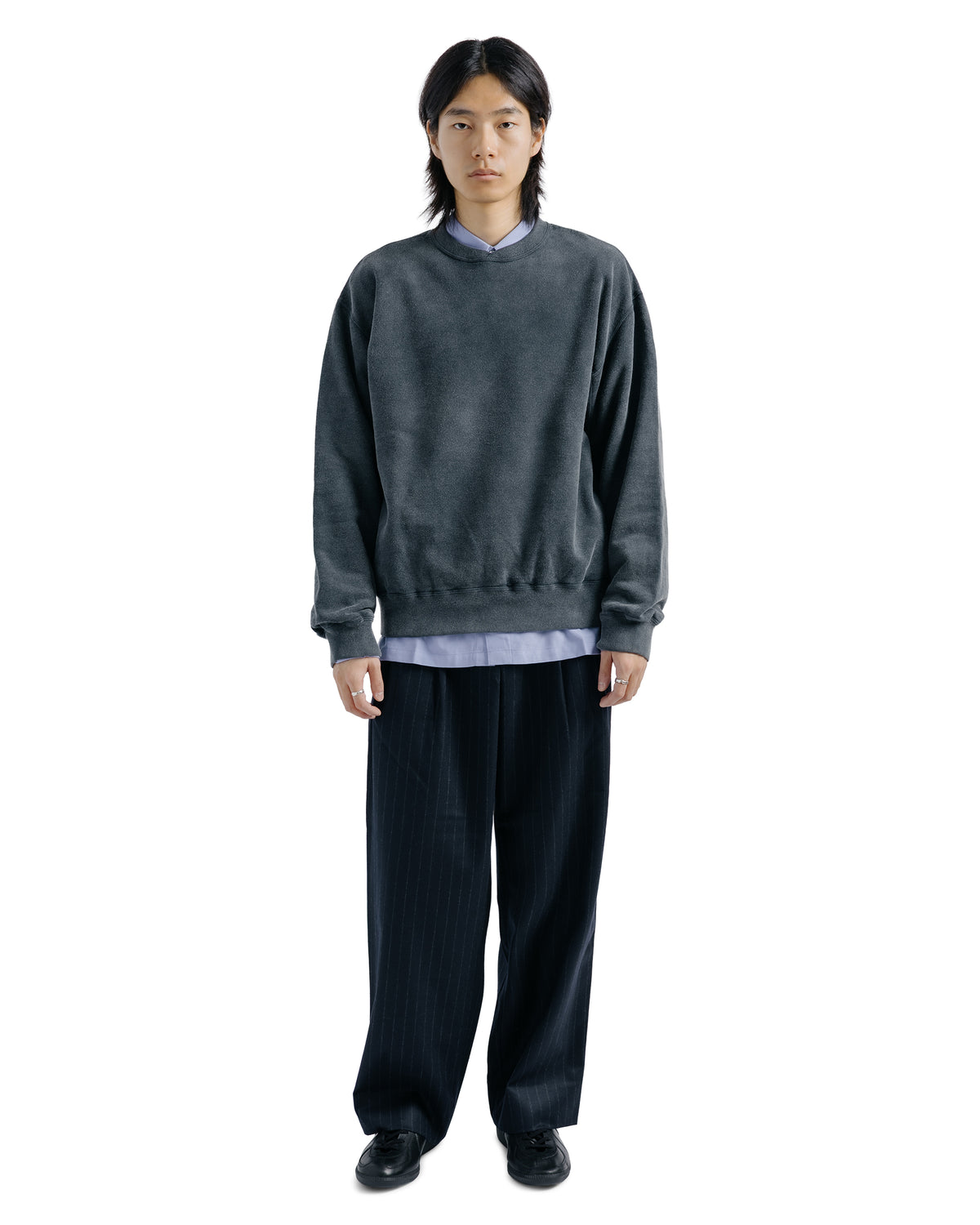 Ernie Palo Product Dyed Sweat Shirt Black