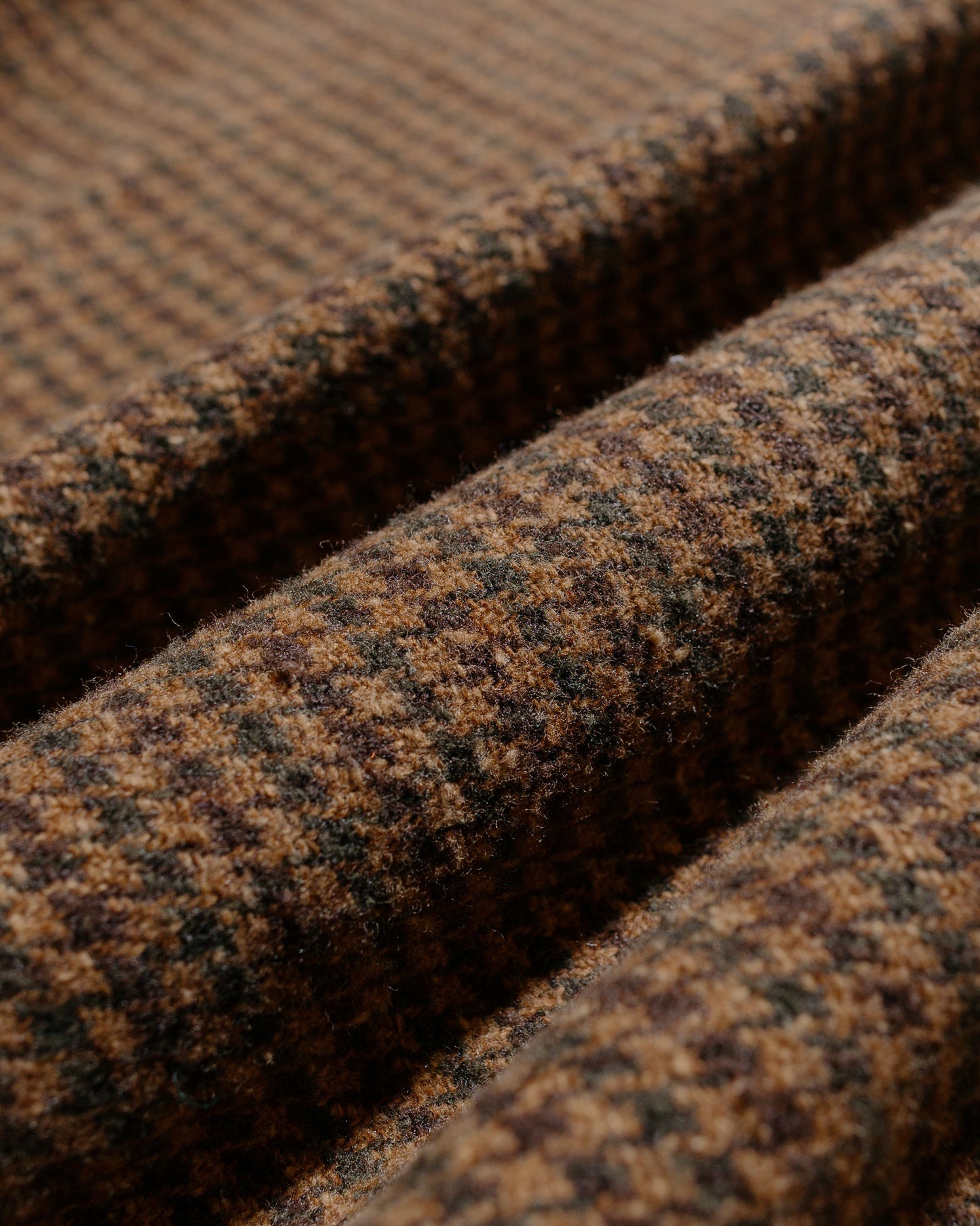 Gitman Vintage Bros. Brown Houndstooth Check Shirt