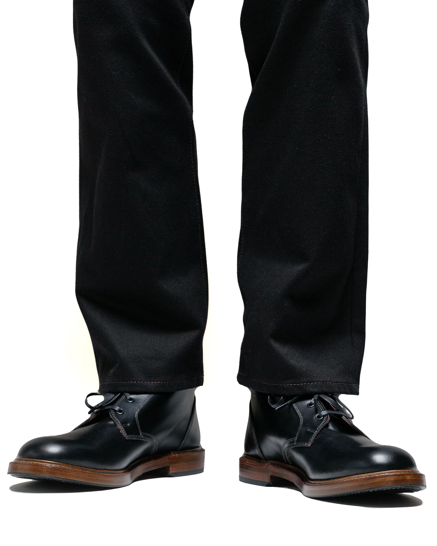 lost & found John Lofgren Bootmaker John Lofgren Bootmaker The Steadfast Chukka Boots French Calfskin Black