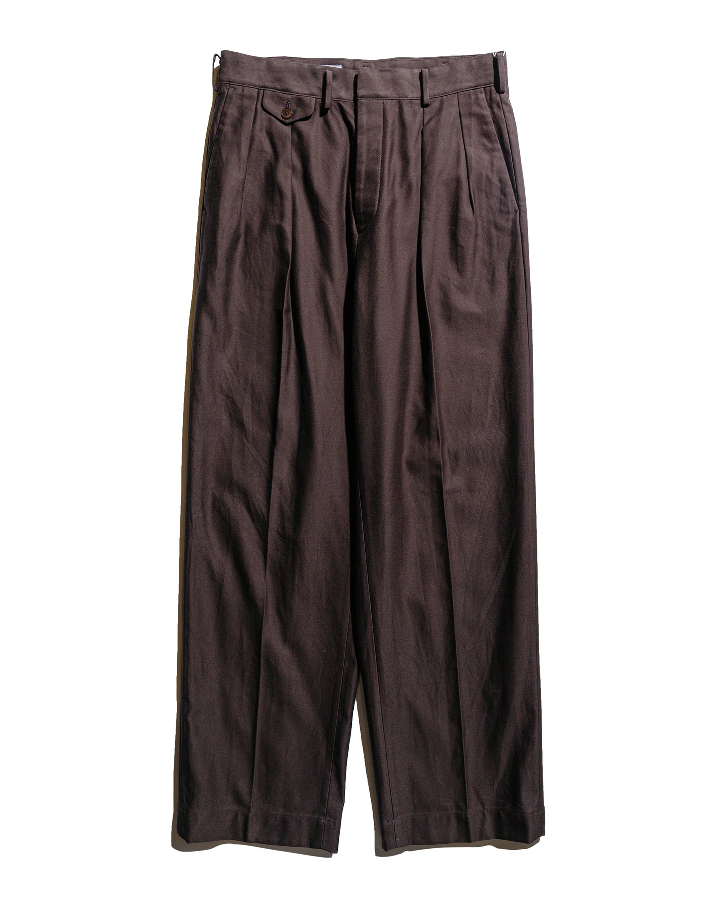 KAPTAIN SUNSHINE Belted Riviera Pants Brown