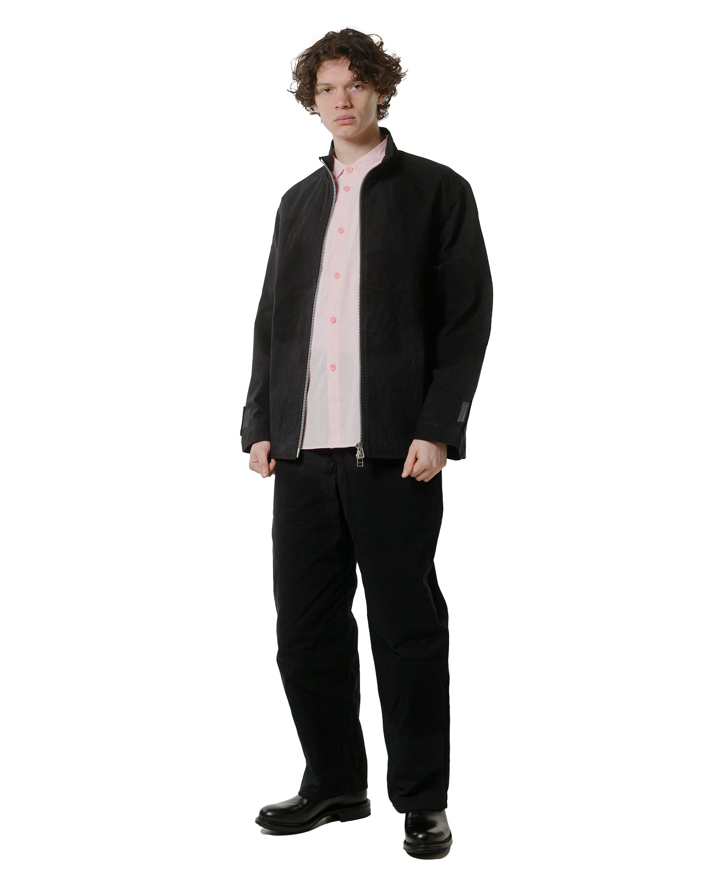 MAN-TLE R18S7 Block Jacket Black Wax