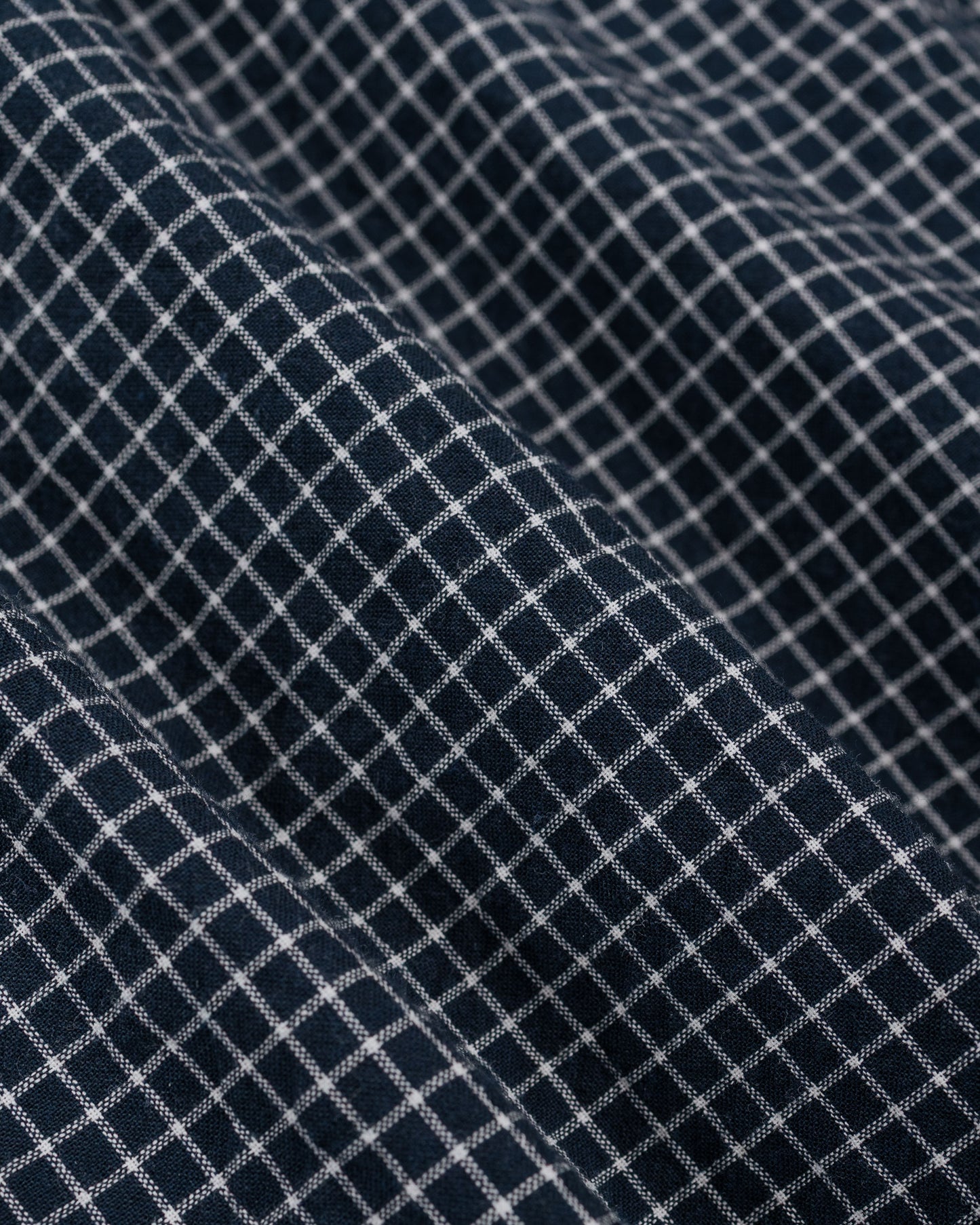 lost & found Norse Projects Norse Projects Espevik Oversized Check SS Shirt Dark Navy Check