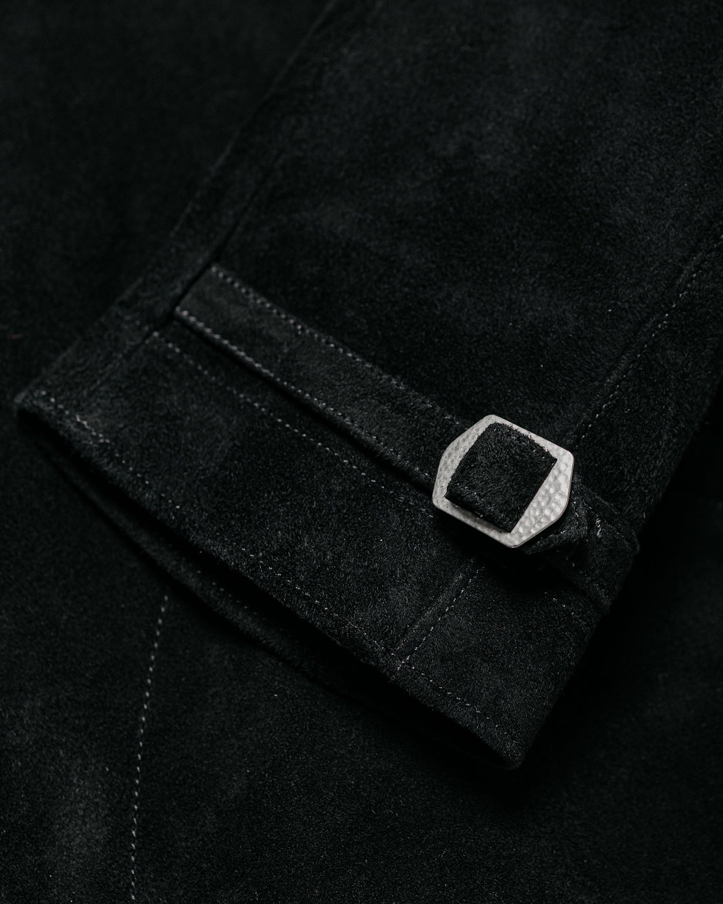 Phigvel Lost & Found Leather Zip Blouson Black(Suede)