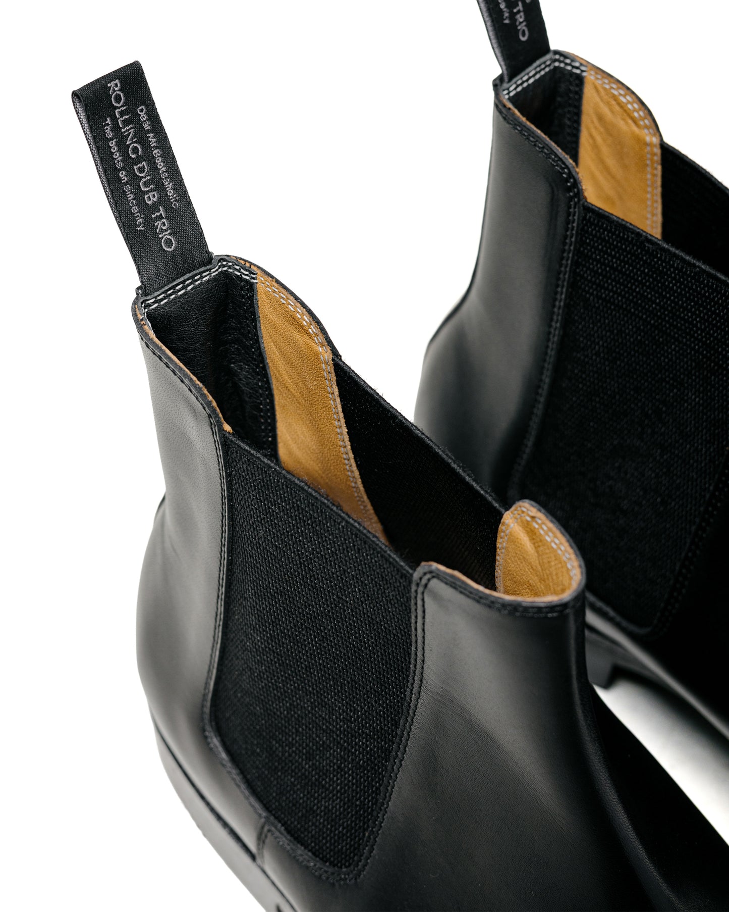 lost & found Rolling Dub Trio Rolling Dub Trio In'ei Chelsea Black Dutch Box Calf