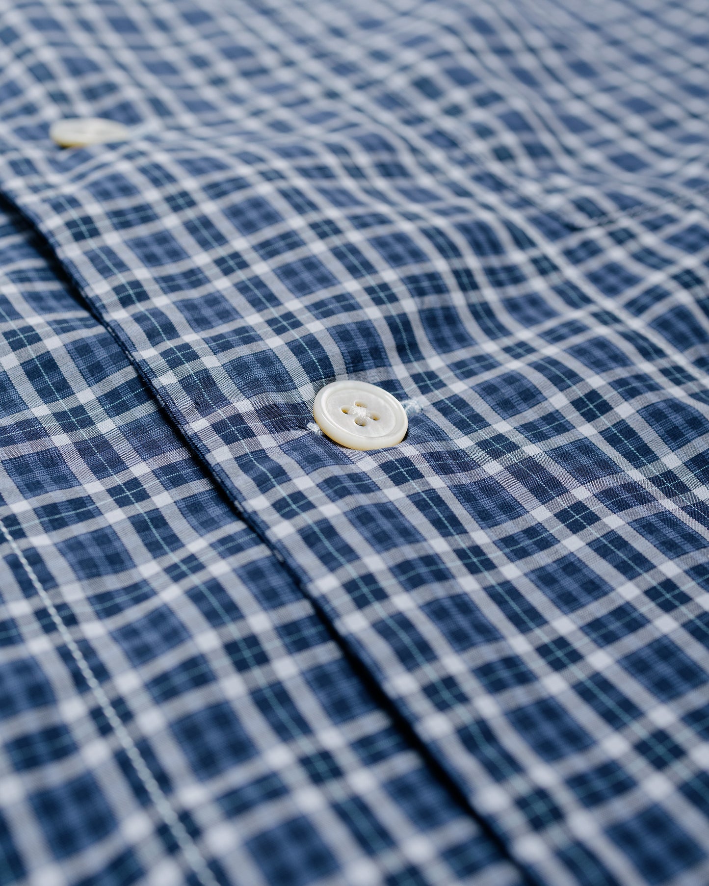 lost & found TEKLA Tekla Fine Twill Pyjama Shirt Lanegan Checks