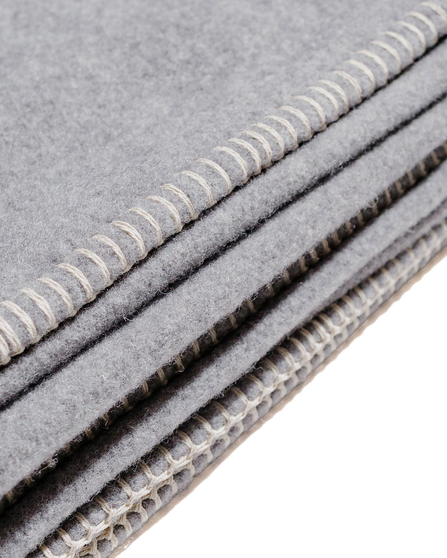 Tekla Lambswool Blanket Ash
