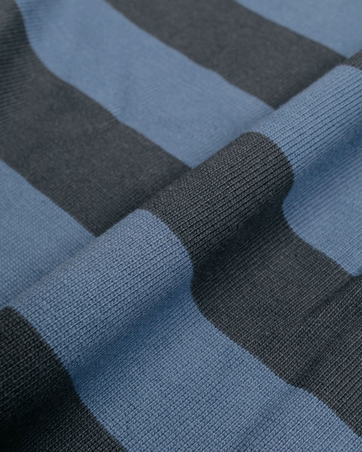 lost & found The Real McCoy's The Real McCoy's BC18104 Buco Stripe Racing Jersey Black/Blue