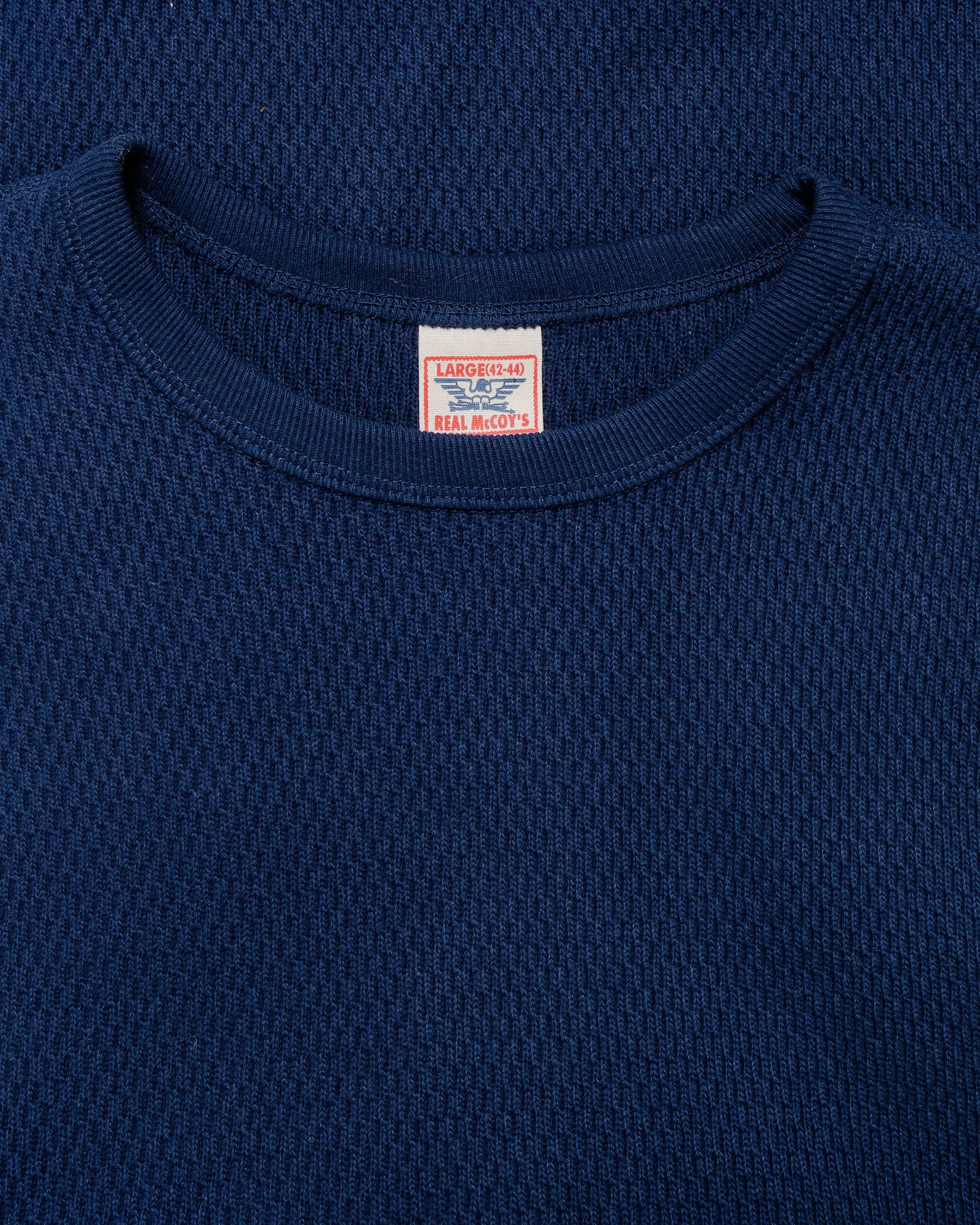 lost & found The Real McCoy's The Real McCoy's MC22109 U.S. Army Military Thermal Shirt Navy