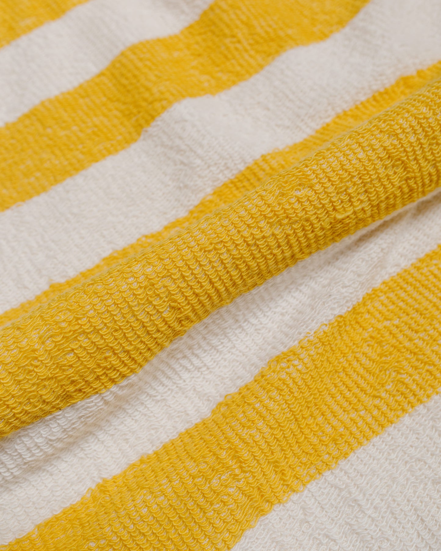 lost & found The Real McCoy's The Real McCoy's MC24015 Stripe Cotton Pile Beach Shirt Yellow