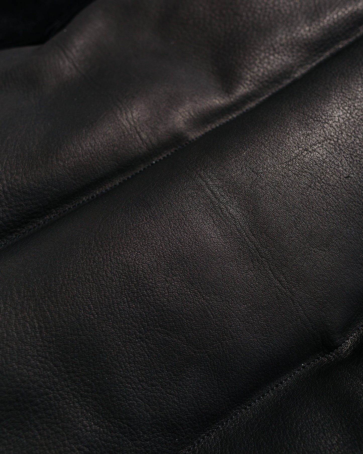lost & found The Real McCoy's The Real McCoy's MJ22119 Deerskin Down Vest Black