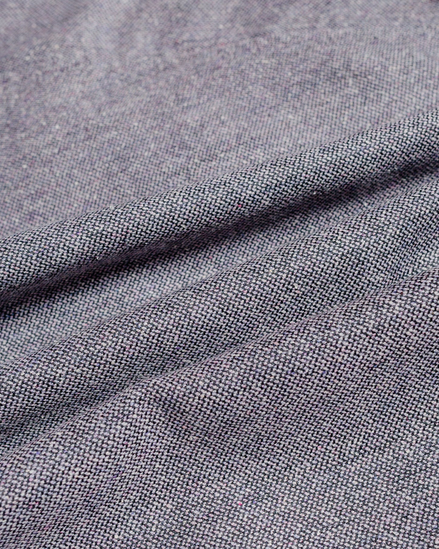 lost & found Wanze Wanze Army Smock Vest Italian Donegal Wool Purple