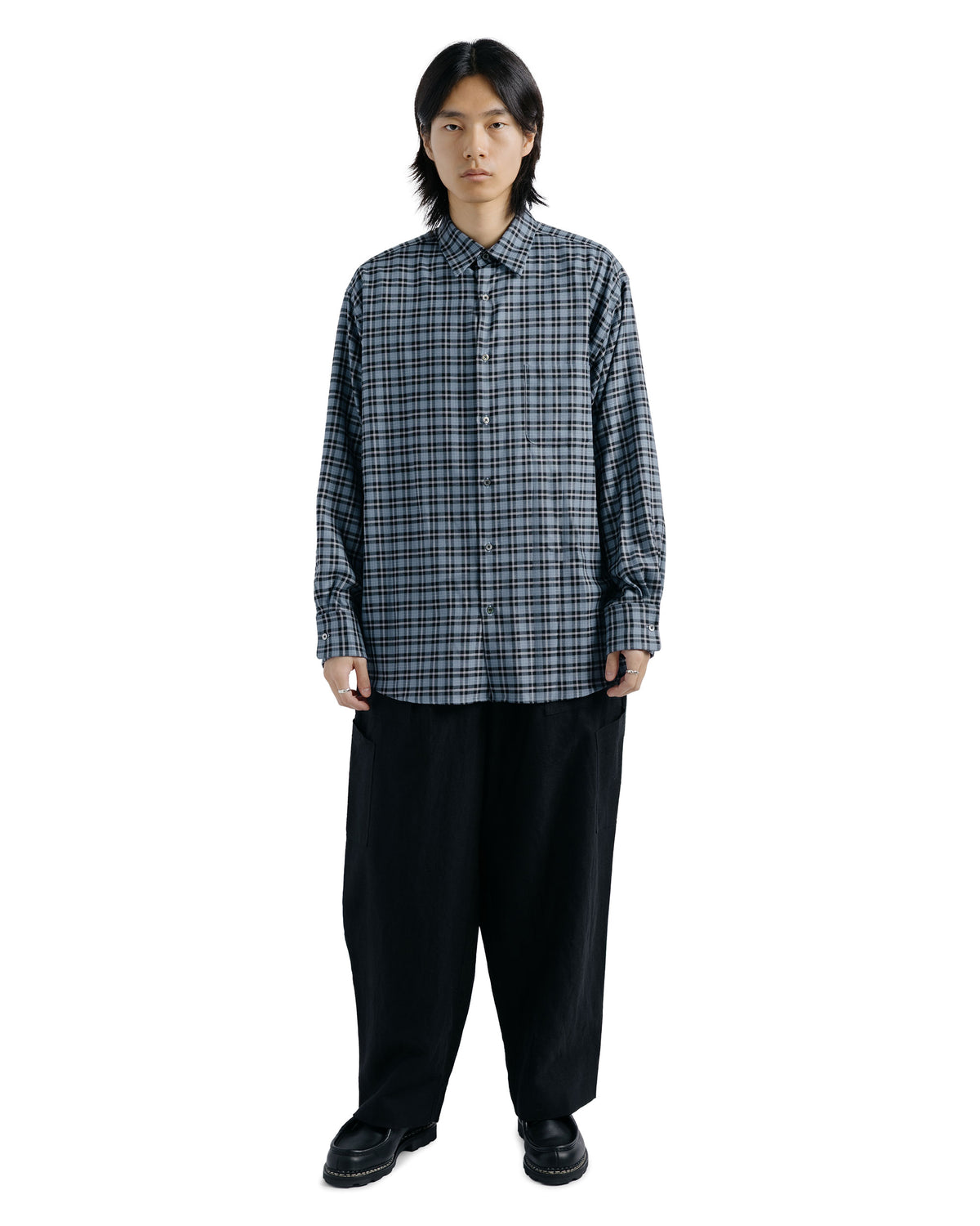 marka US Air Force Baker Pants Wool Linen Moleskin Black