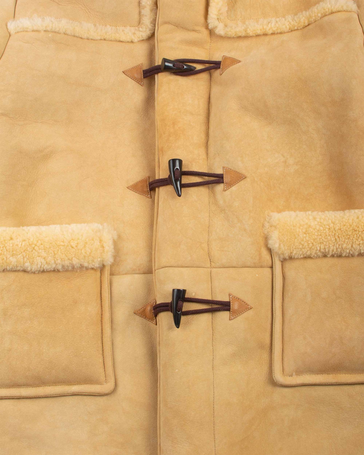 lost & found The Real McCoy's The Real McCoy's MJ21123 Mouton Duffle Coat Beige