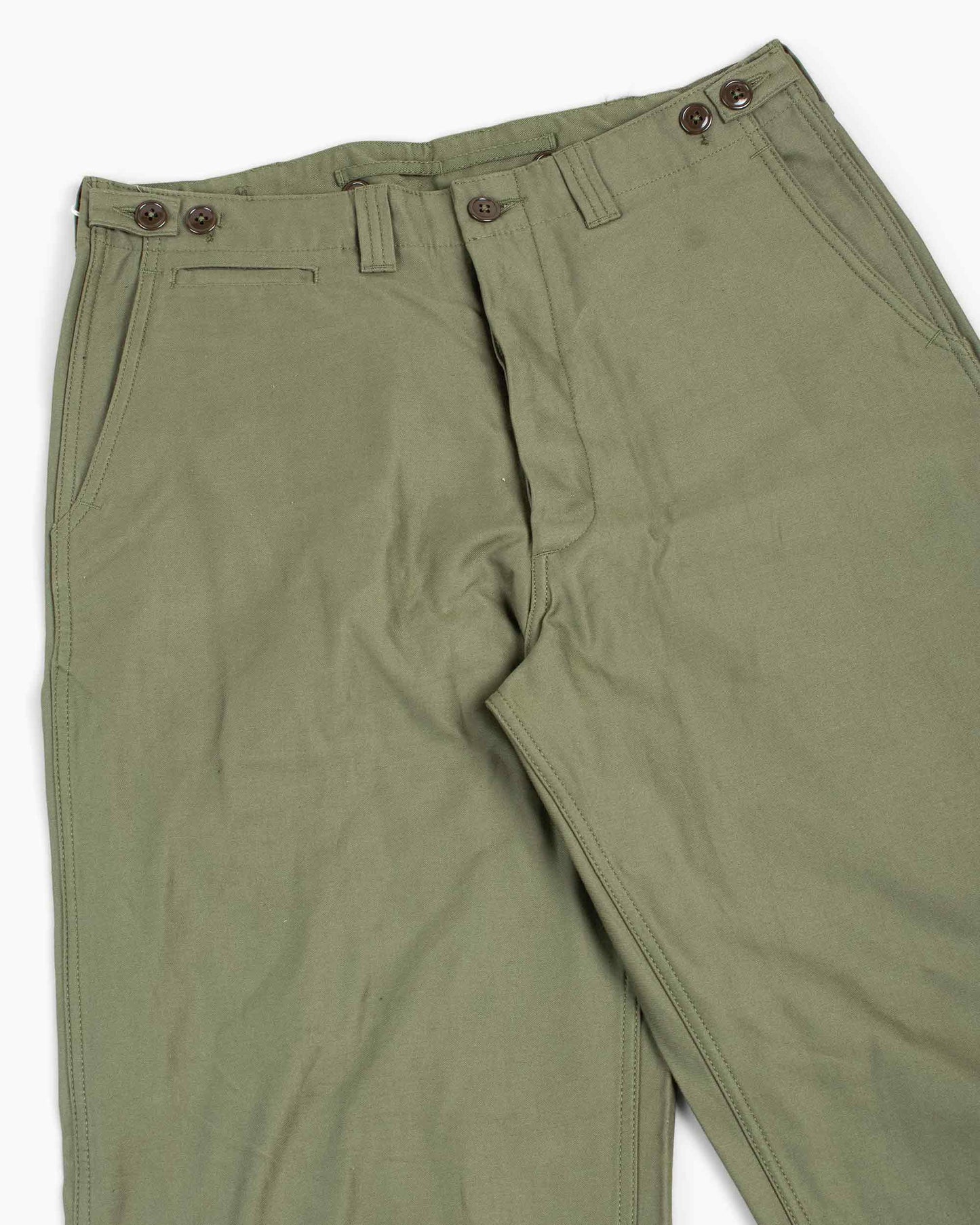 lost & found The Real McCoy's The Real McCoy's MP20103 Trousers, Field, Cotton O.D. Olive