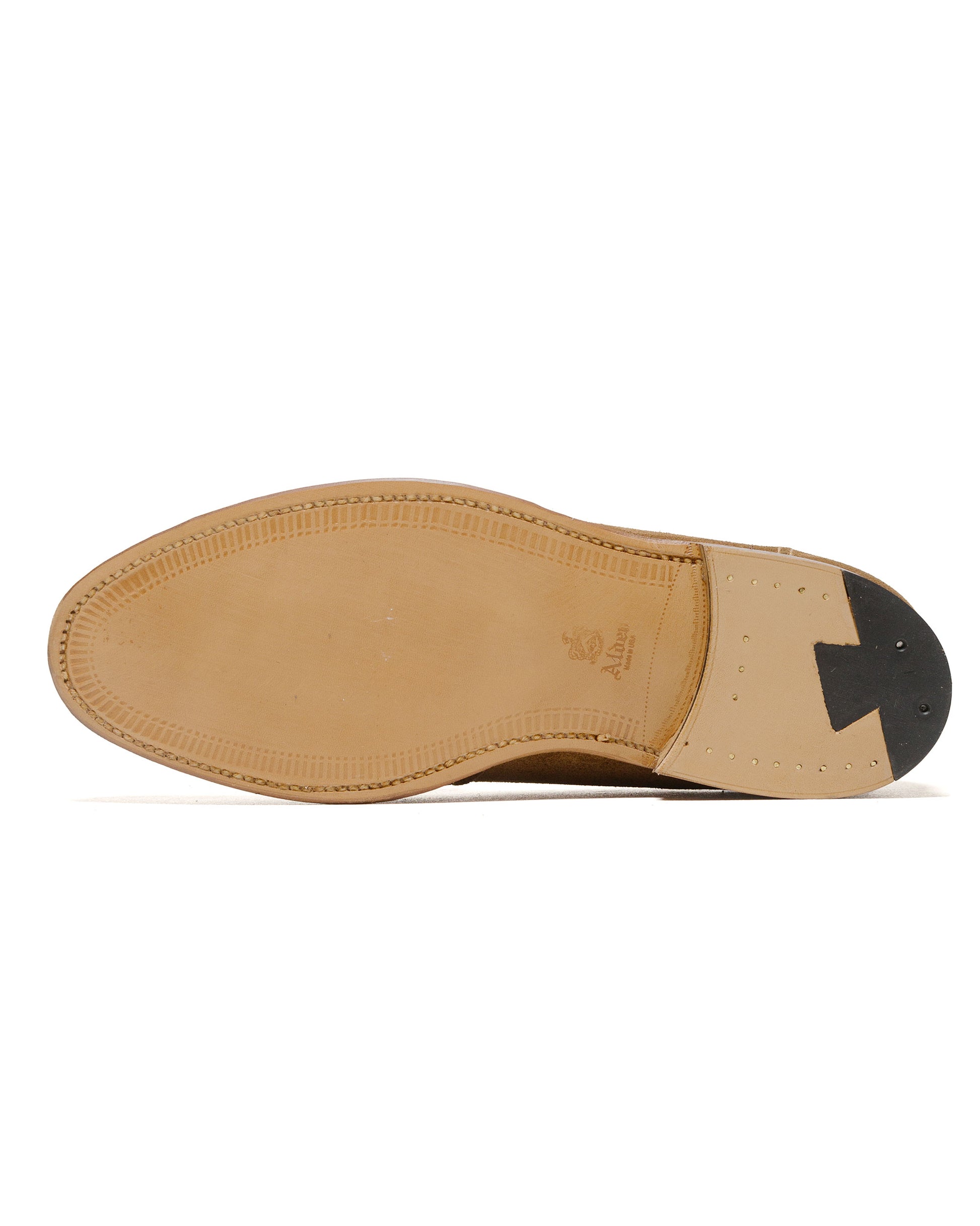 lost & found Alden Alden Full Strap Loafer Snuff Suede D0109