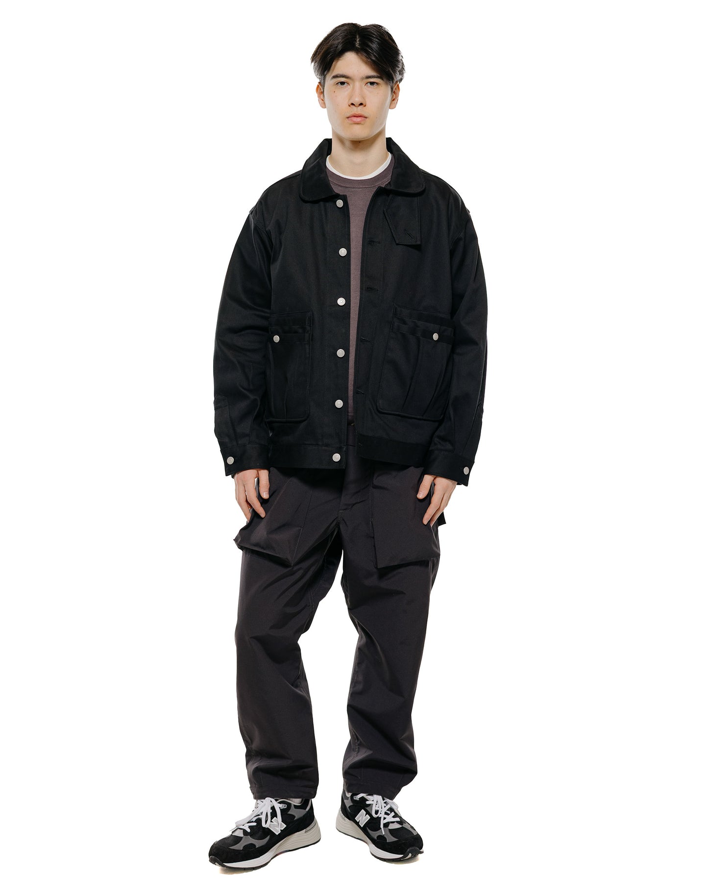 lost & found Sassafras Sassafras Overgrown Trug Jacket Pique Black