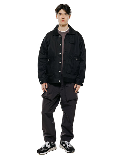 lost & found Sassafras Sassafras Overgrown Trug Jacket Pique Black
