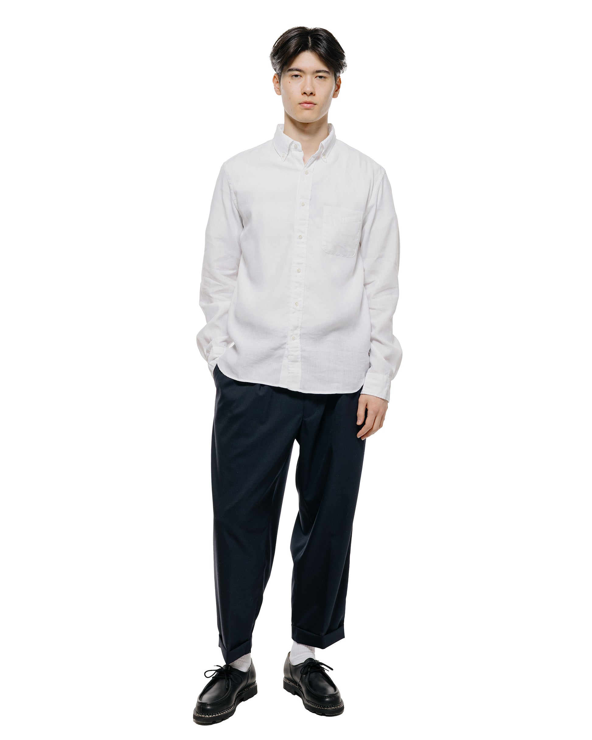 lost & found Beams Plus Beams Plus 2Pleats Wool Tropical Dark Navy