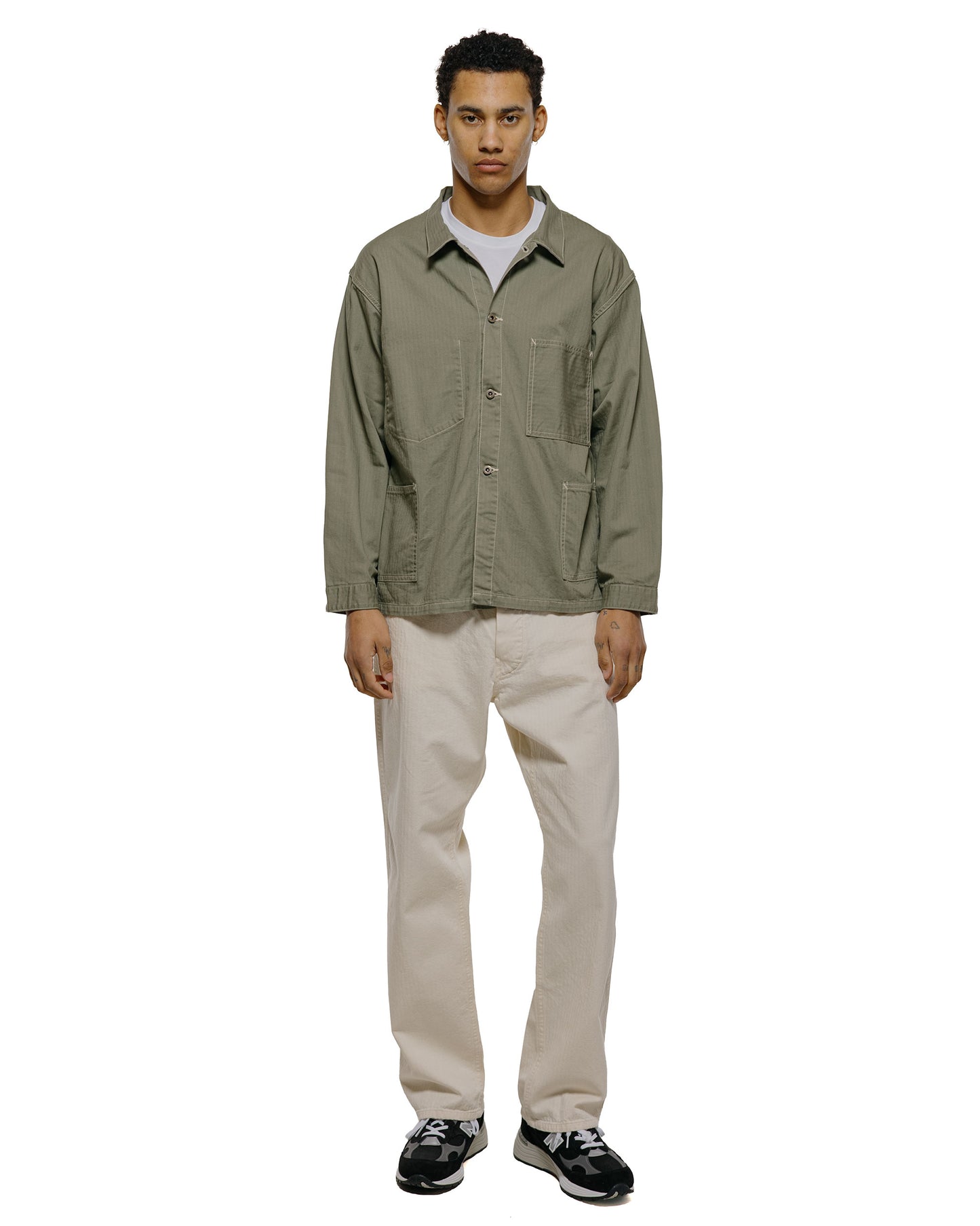 lost & found Post O'Alls Post O'Alls USMC 1930s Utility Jacket Mini HBT Sage