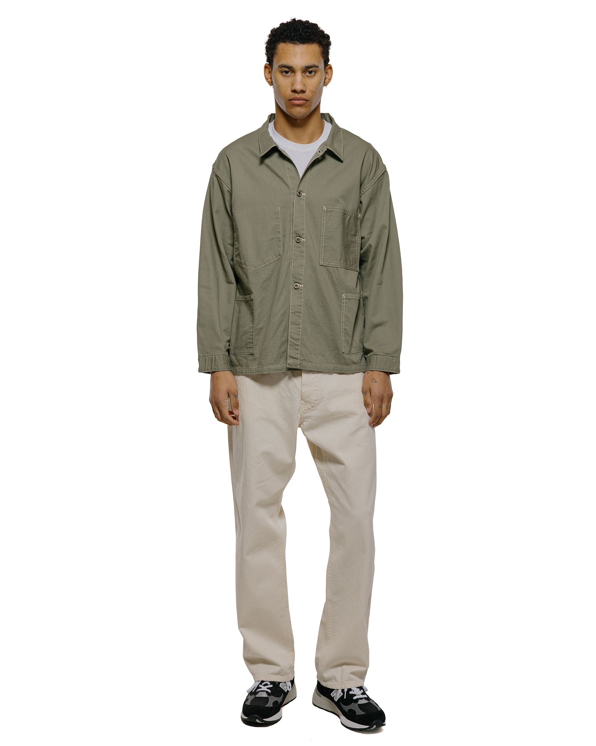 lost & found Post O'Alls Post O'Alls USMC 1930s Utility Jacket Mini HBT Sage