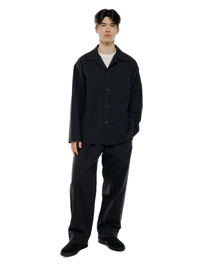 Body of Work Linden Jacket Nep Cotton Linen Black