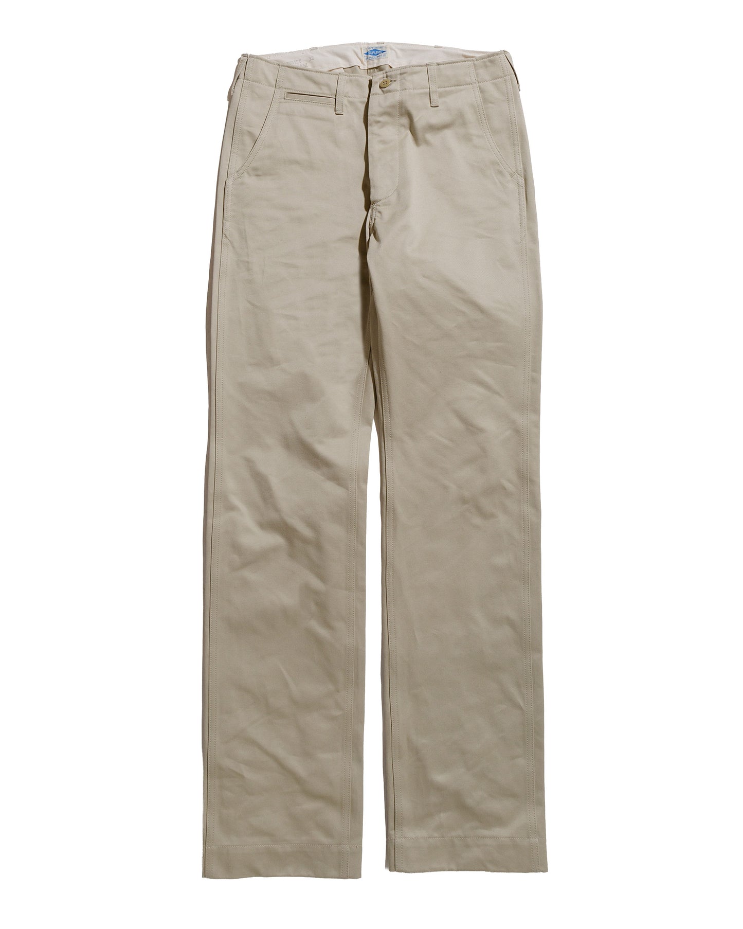 lost & found The Real McCoy's The Real McCoy's MP19010 Blue Seal Chino Trousers Beige