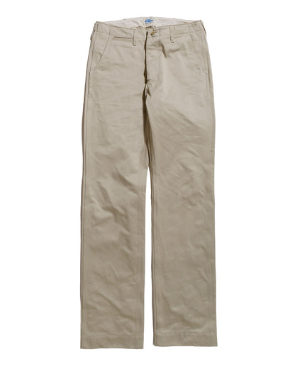 lost & found The Real McCoy's The Real McCoy's MP19010 Blue Seal Chino Trousers Beige