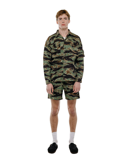 The Real McCoy's MP26004 Tiger Camouflage Swim Shorts / John Wayne Green