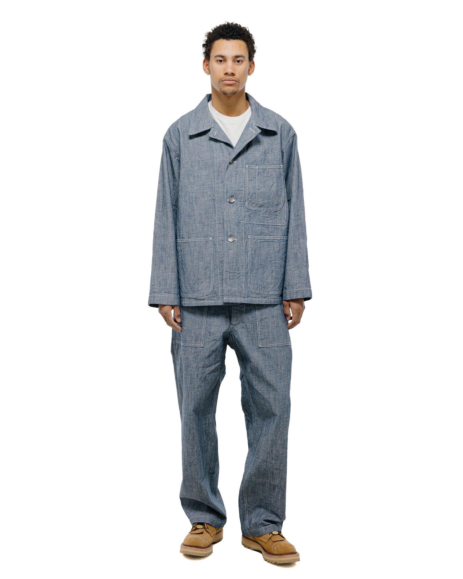 Engineered Garments Workaday Utility Jacket Indigo 10oz Sea Canvas