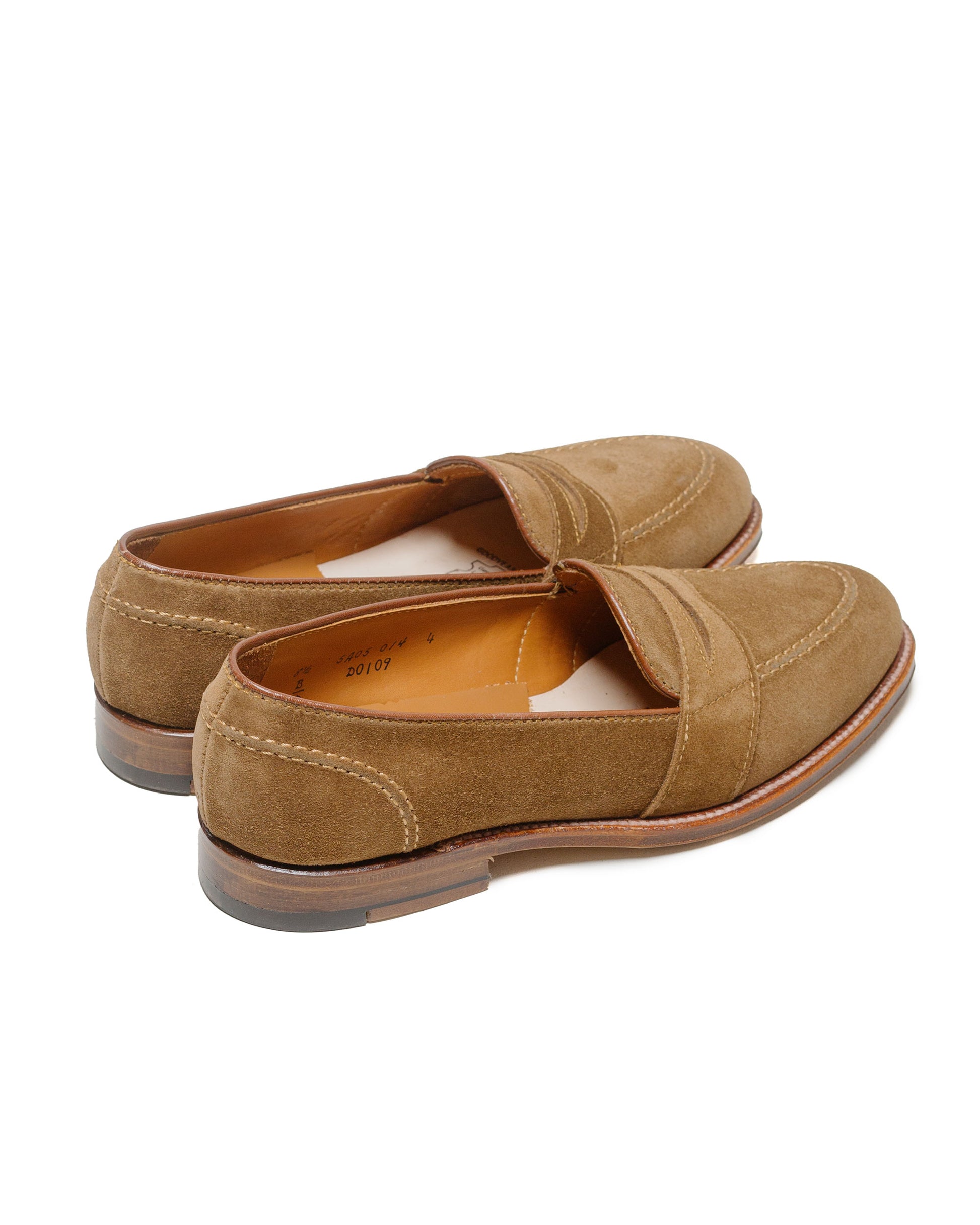 lost & found Alden Alden Full Strap Loafer Snuff Suede D0109