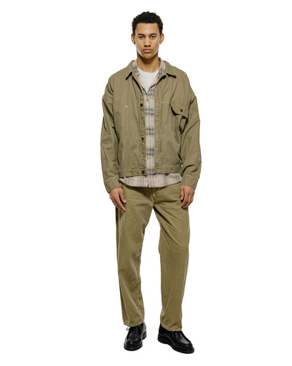 lost & found NICENESS NICENESS Thom Open Collar Jacket Shirt Light Green