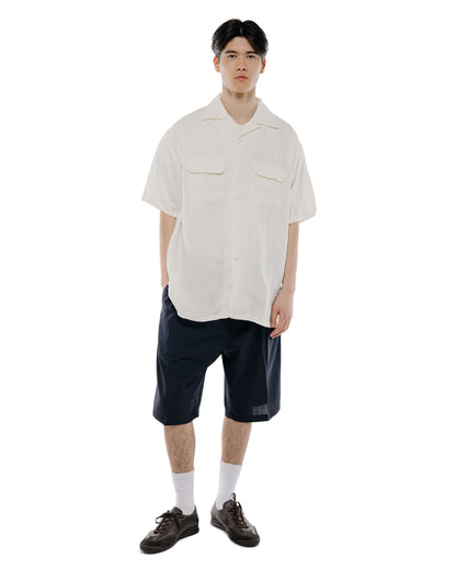 lost & found Beams Plus Beams Plus Open Collar 1/40 Linen White