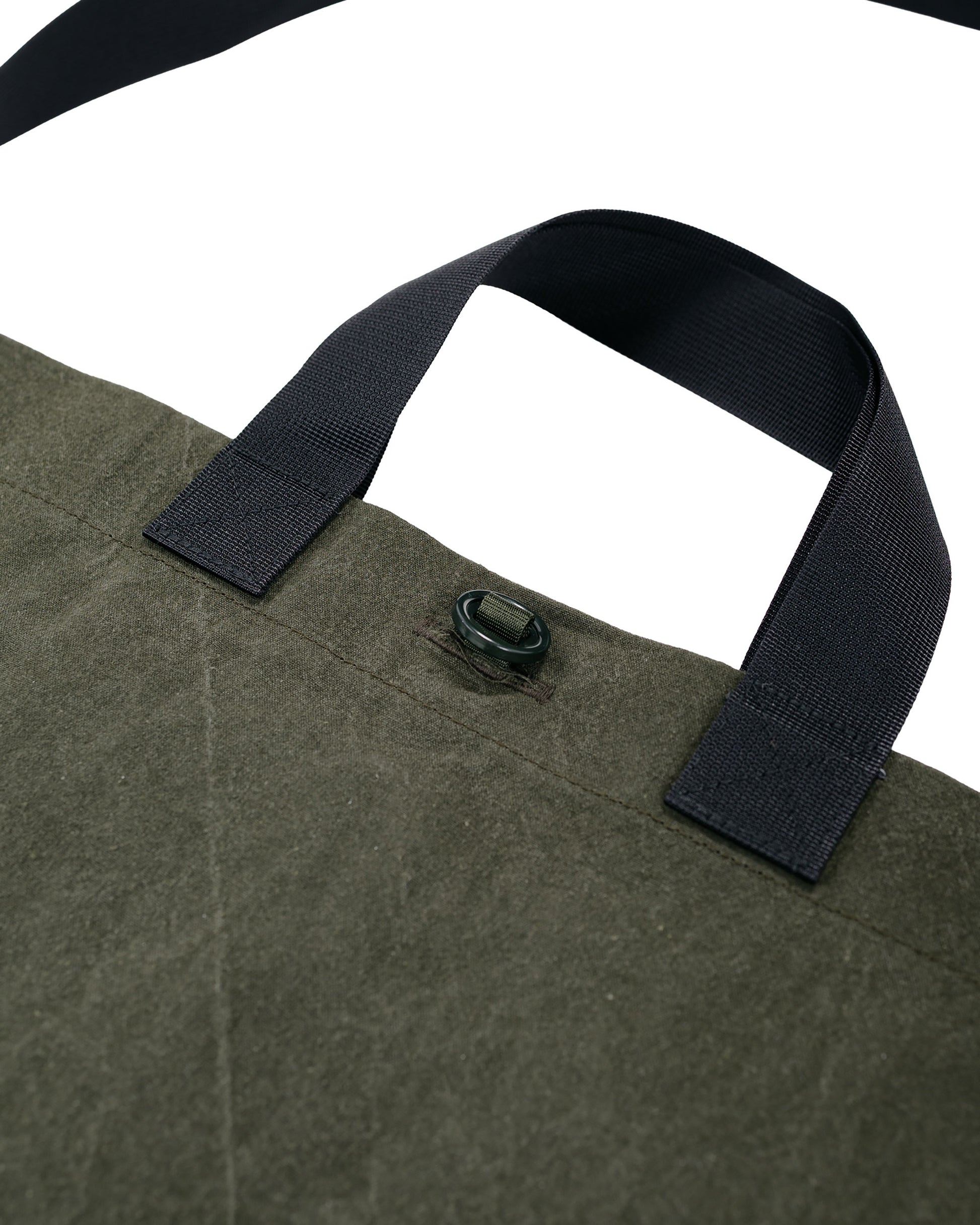 lost & found MAN-TLE MAN-TLE R20B1 'Multi Handle Tote' Woodland Wax