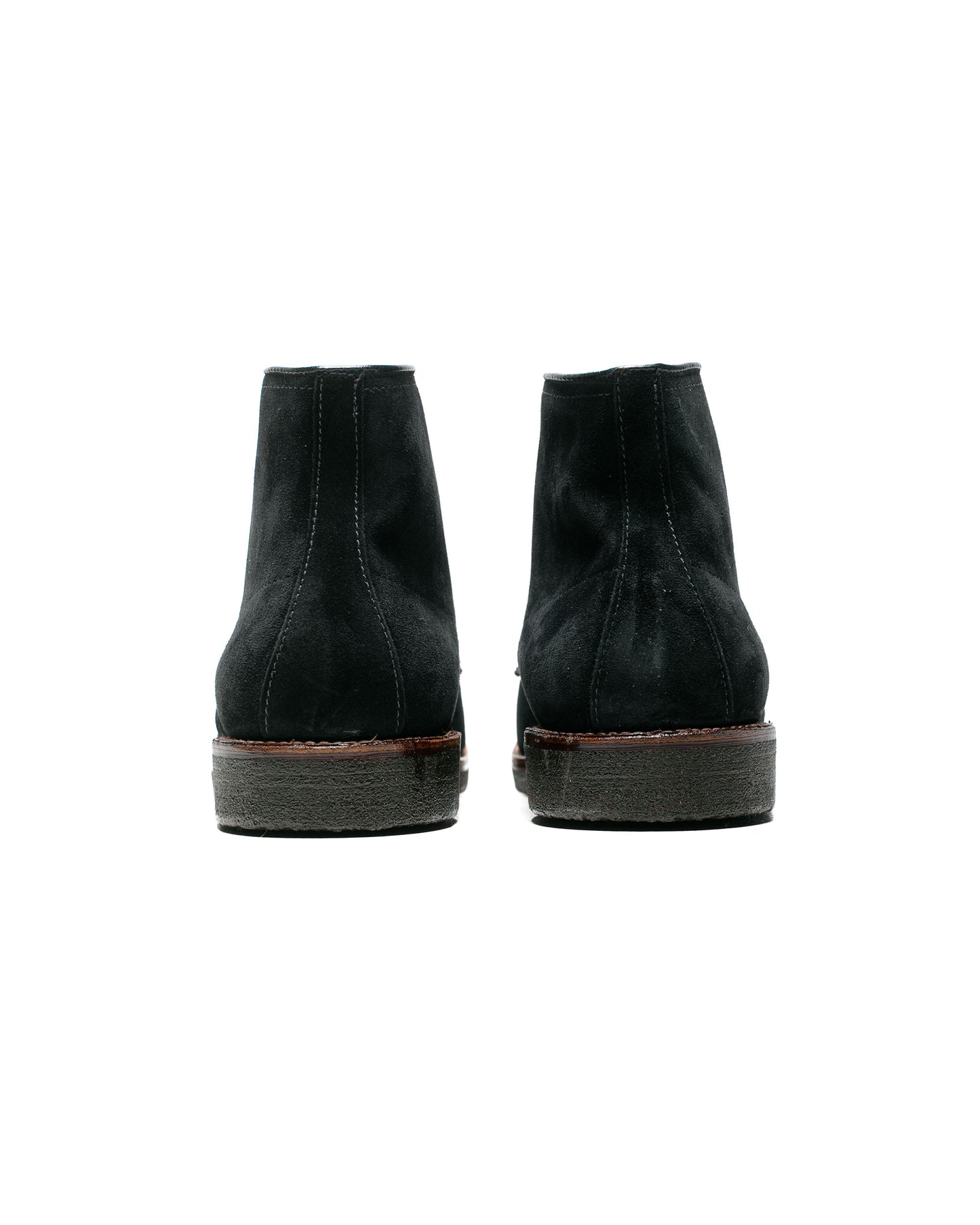 lost & found Alden Alden Indy Boot Black Suede with Crepe Sole