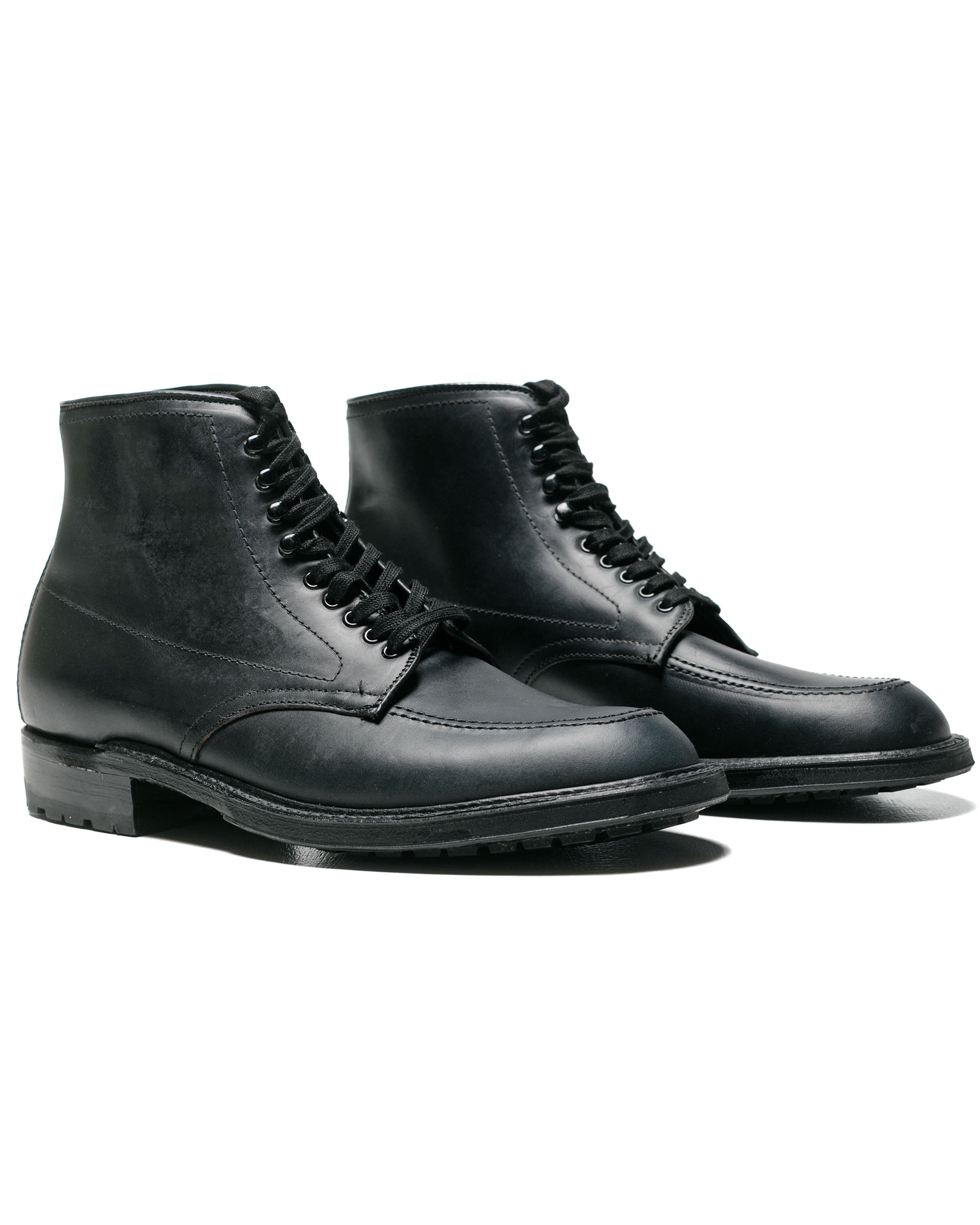 lost & found Alden Alden Indy Boot Inside Out Navy Silksport with Commando Sole G4902HC