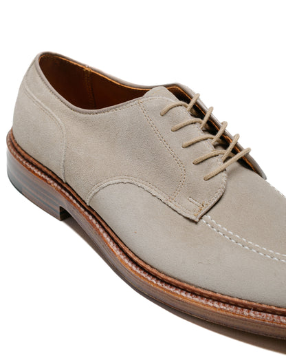 lost & found Alden Alden Mocc Toe Blucher Milkshake Suede 24088