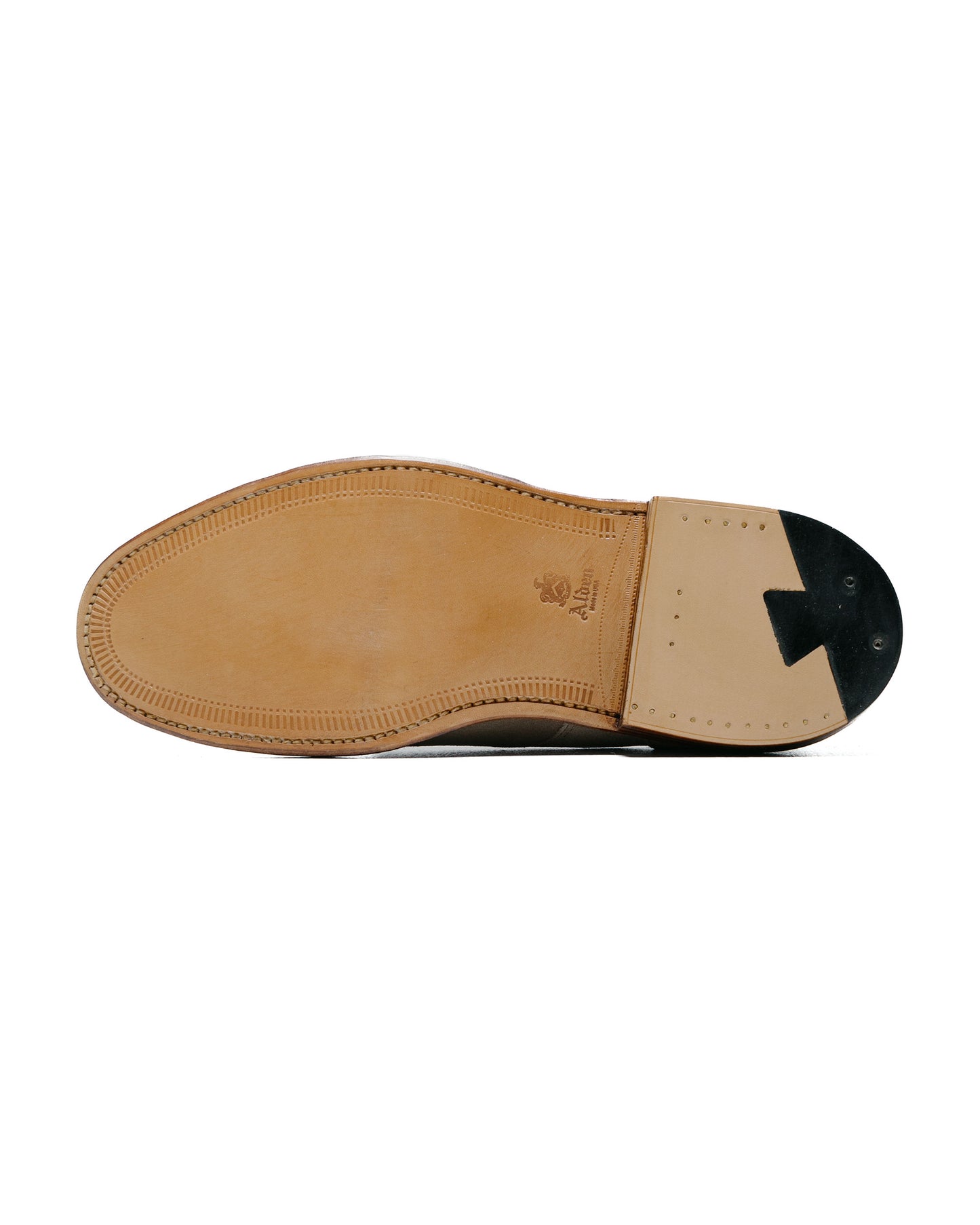 lost & found Alden Alden Mocc Toe Blucher Milkshake Suede 24088