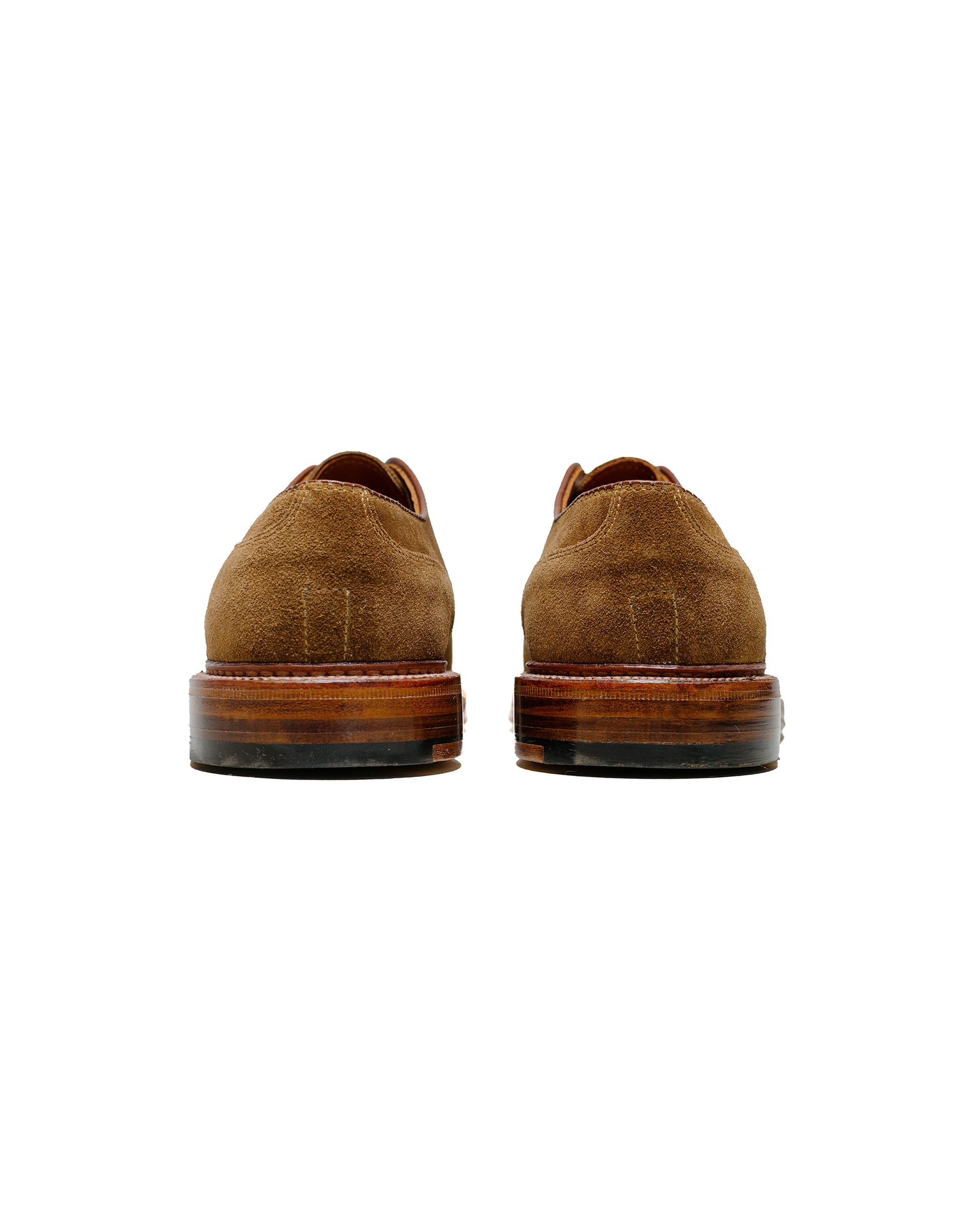 lost & found Alden Alden Mocc Toe Blucher Snuff Suede G9601