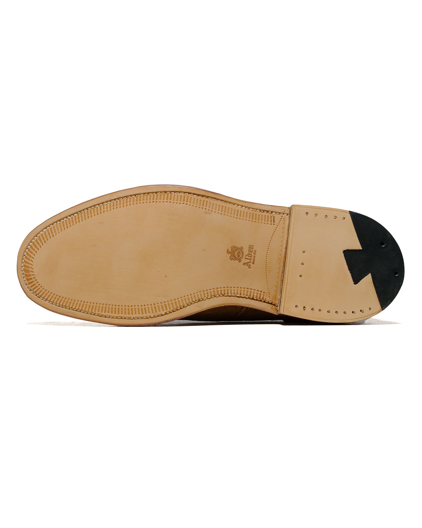 lost & found Alden Alden Mocc Toe Blucher Snuff Suede G9601