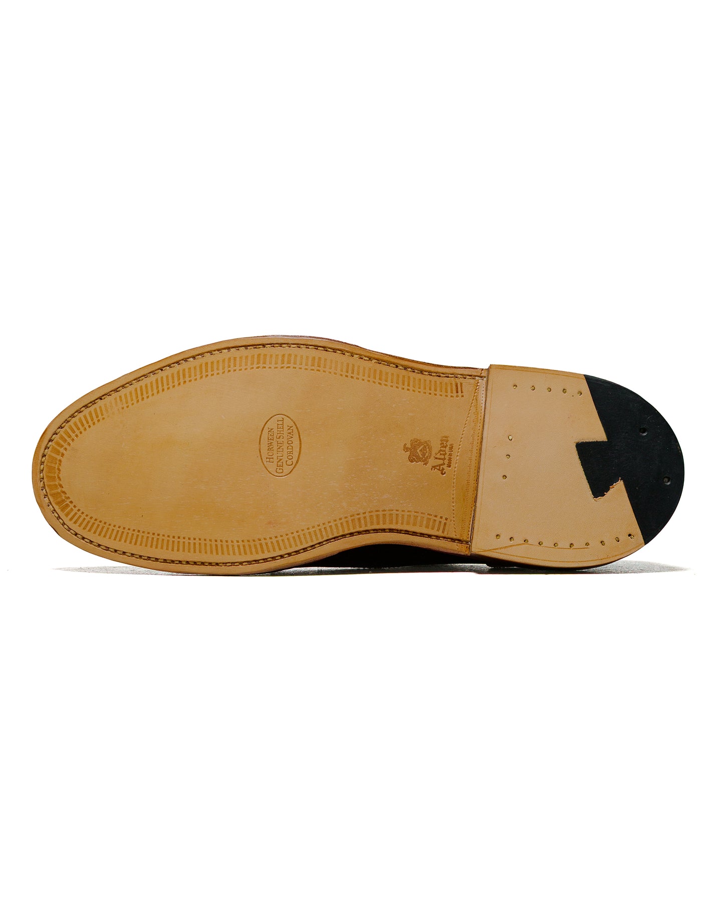 lost & found Alden Alden Straight Tip Blucher Colour 8 Cordovan D1538