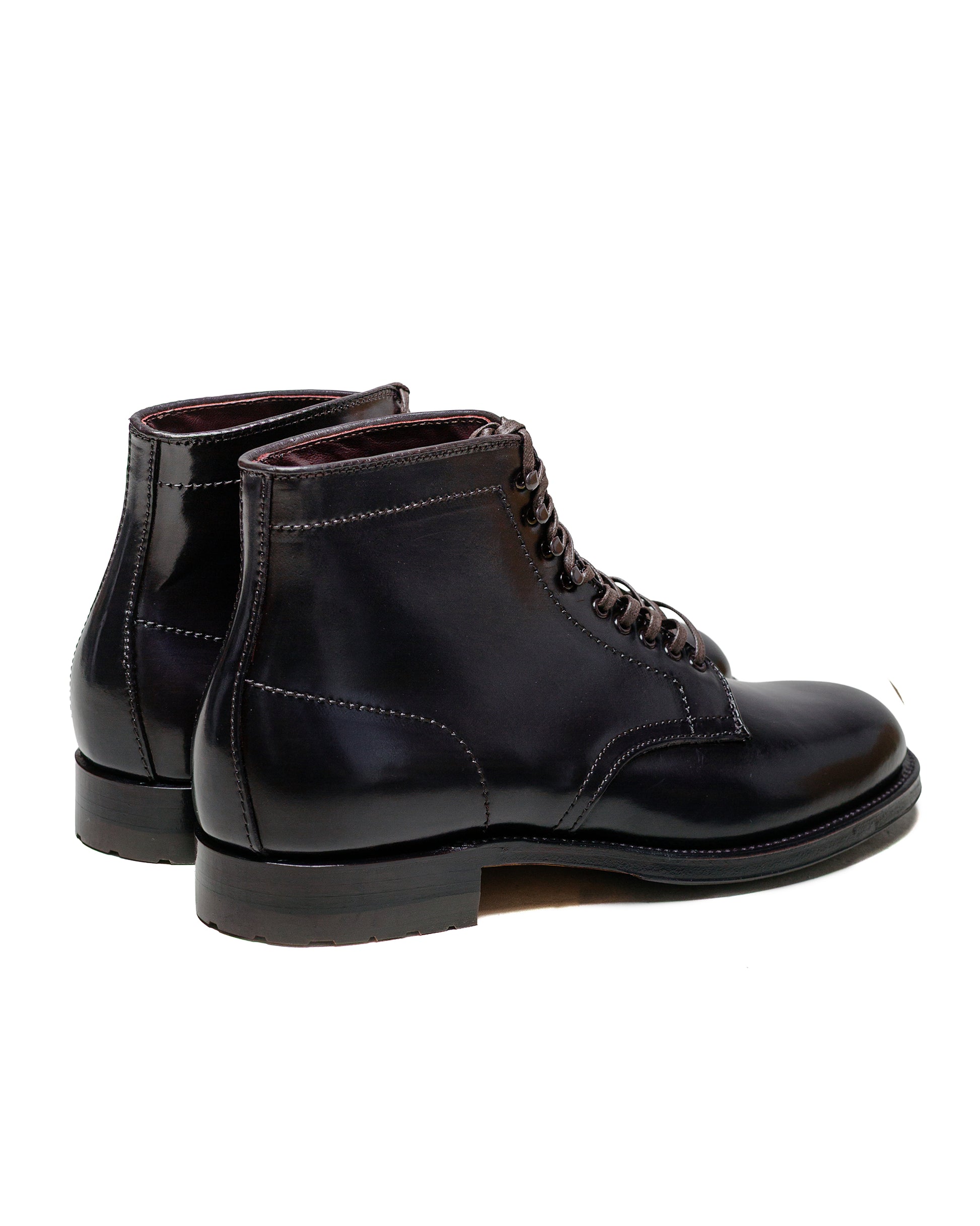 lost & found Alden Alden Plain Toe Boot Colour 8 Cordovan with Commando Sole 4600H