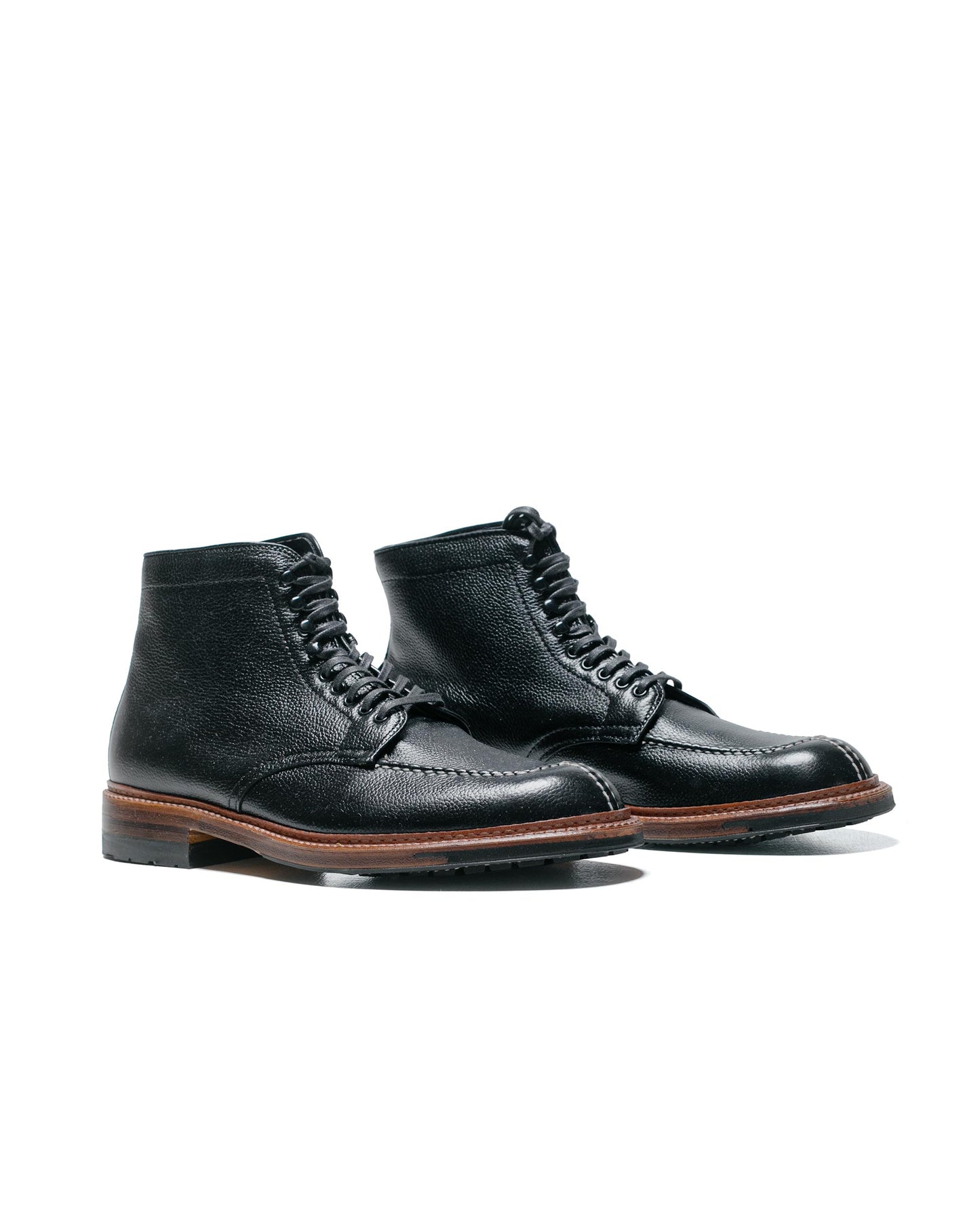 lost & found Alden Alden Tanker Boot Black Regina Grain With Commando Sole G7901HC