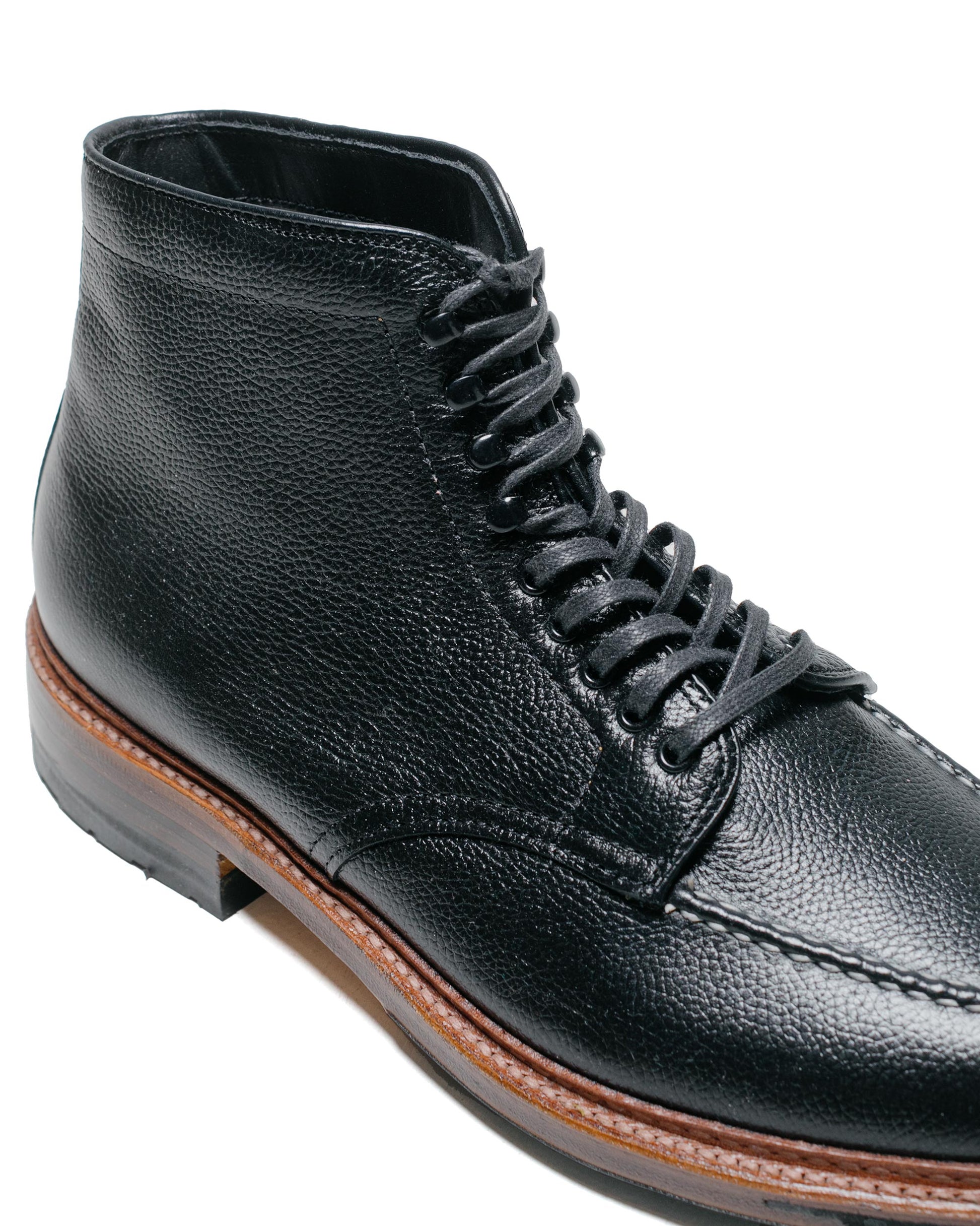 lost & found Alden Alden Tanker Boot Black Regina Grain With Commando Sole G7901HC